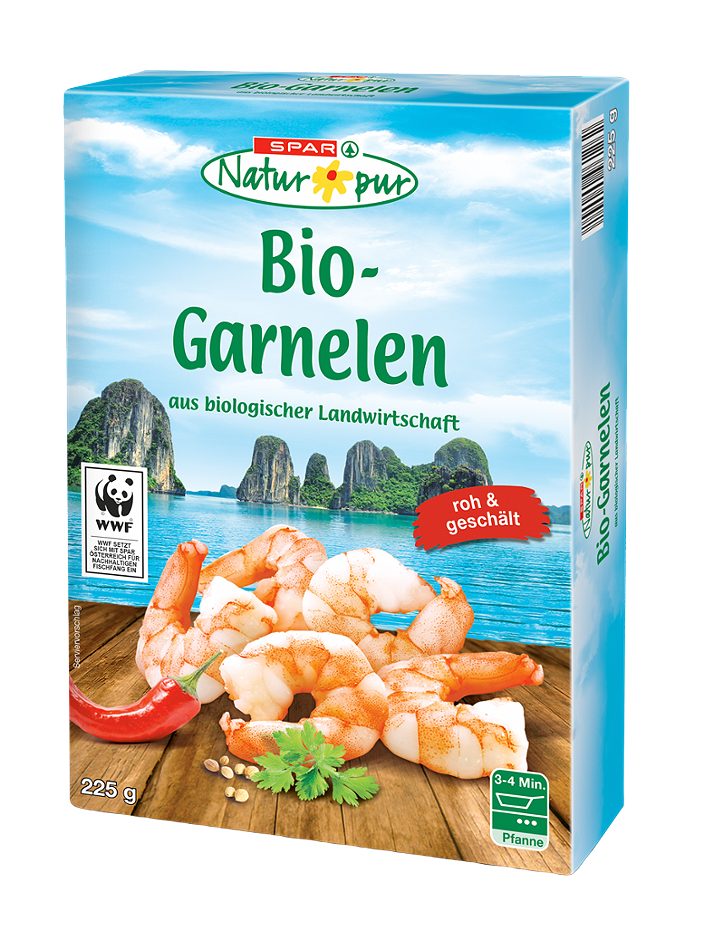 SPAR Natur*pur Bio-Garnelen 225 G