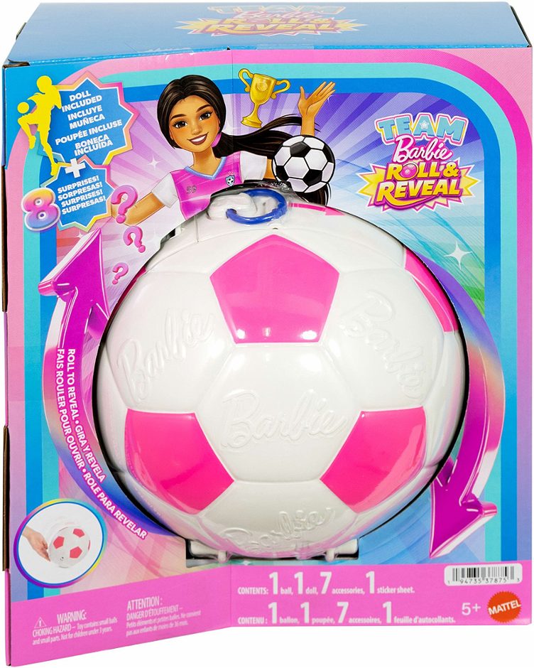 Barbie Career Burst Fussball
