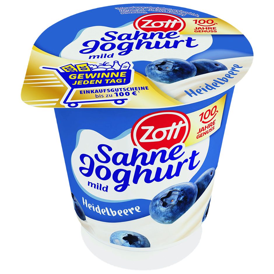 Zott Sahne-Joghurt Heidelbeer 140 G