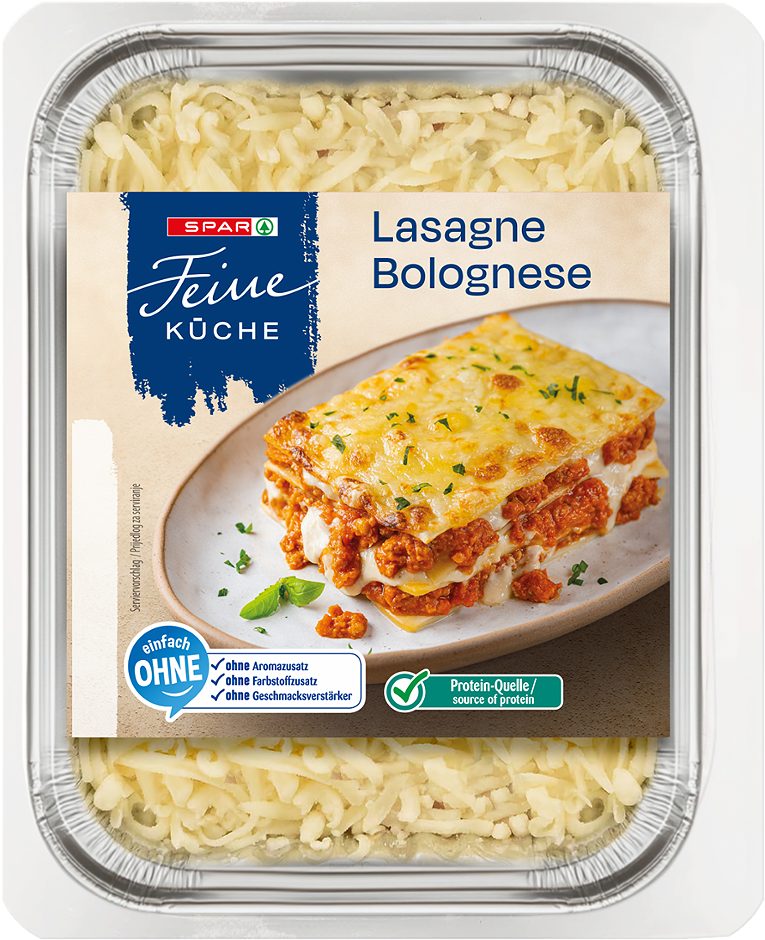 SPAR Feine Küche Lasagne Bolognese 400 G