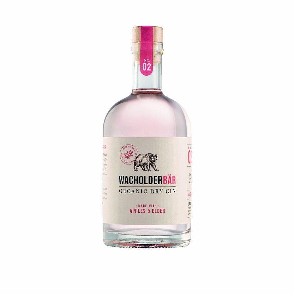 Wacholderbär No.2 Styrian Apples & Elder Organic dry Gin 0,5 L