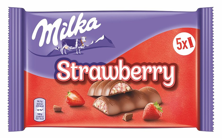 Milka Riegel Erdbeer 5 Stück 182 G