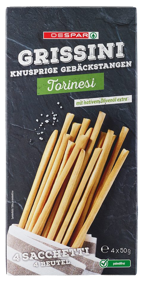 DESPAR Grissini Torinesi 4 x 50g 200 G