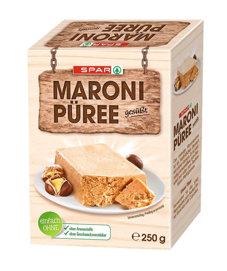SPAR Maronipüree gesüßt 250 G