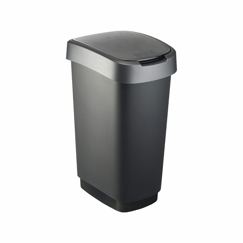 Rotho Swingeimer Twist 50L schwarz