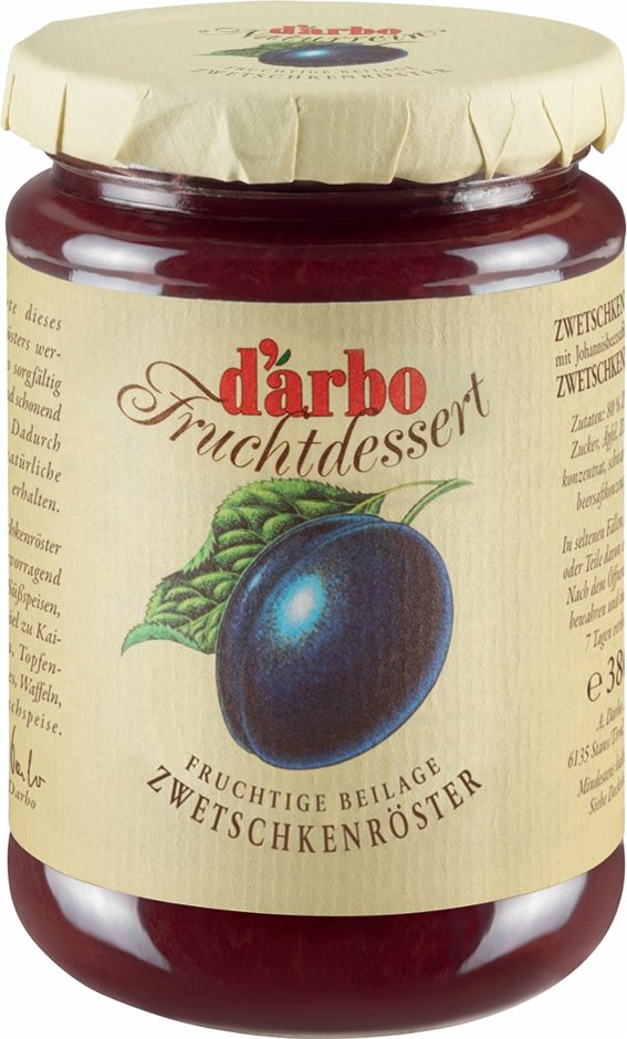 Darbo Fruchtdessert Zwetschkenröster 380 G