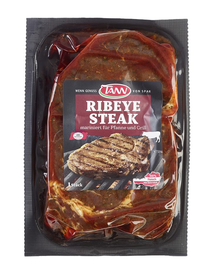 TANN Rinder-Ribeye-Steak mariniert 1 KG
