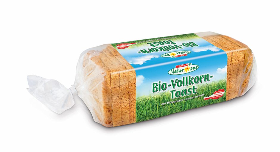 SPAR Natur*pur Bio-Vollkorn-Toast 500 G
