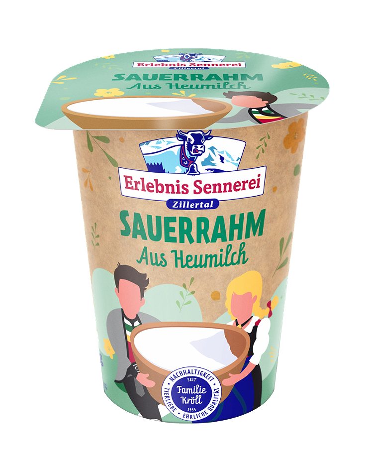Erlebnissennerei Zillertal Sauerrahm 15% Fett 200 G