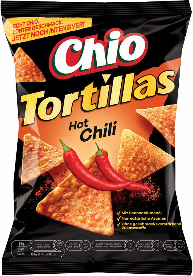 Chio Tortillas Hot Chili 110 G