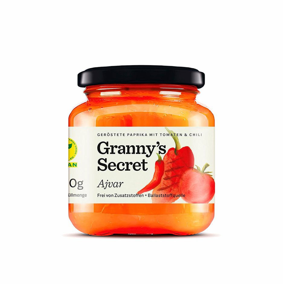 Granny’s Secret Ajvar mit Tomaten & Chili 200 G