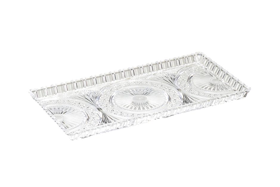 Miraplast Kristalltasse eckig 38x18cm