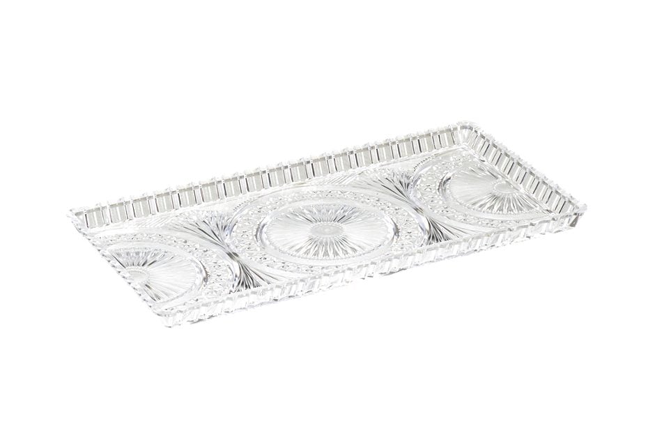 Miraplast Kristalltasse eckig 38x18cm