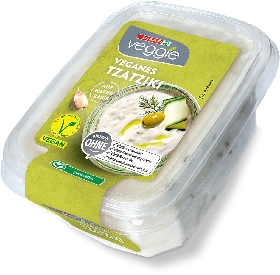 SPAR Veggie veganes Tzatziki 200 G