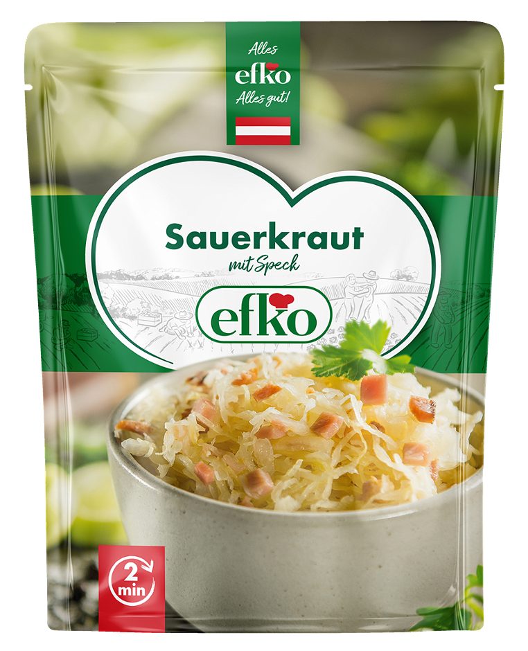 Efko Sauerkraut mit Speck 350 G