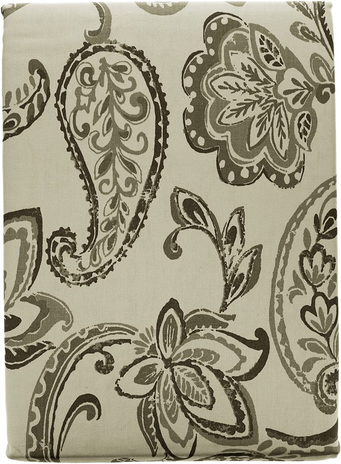 RUBIN Satin Bettwäsche beige 70x90cm / 140x200cm