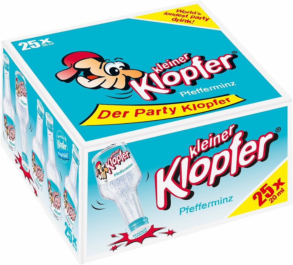 Kleiner Klopfer Pfefferminz Likör 0,5 L