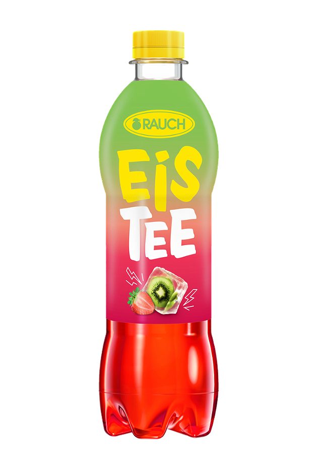 Rauch Eistee Erdbeer-Kiwi 0,5 L EINWEG mit Pfand