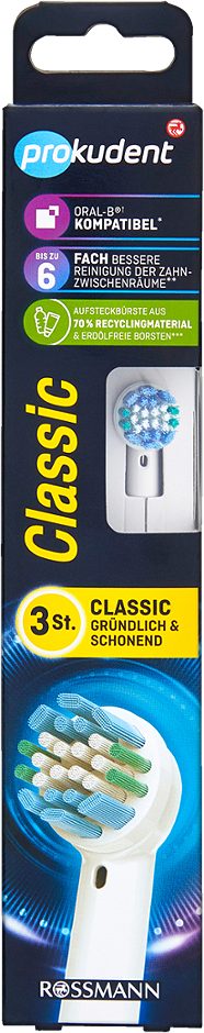 Prokudent Aufsteckbürste 3 Stk classic