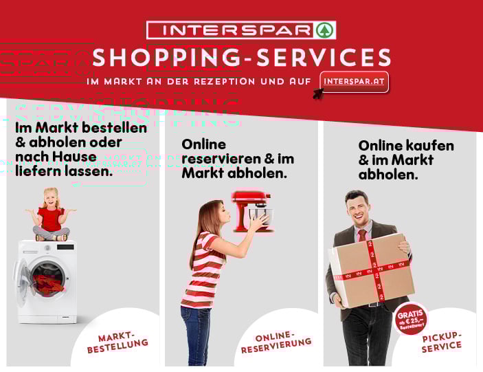 Shoppingservices Omnichannel Interspar Onlineshop Haushalt Freizeit