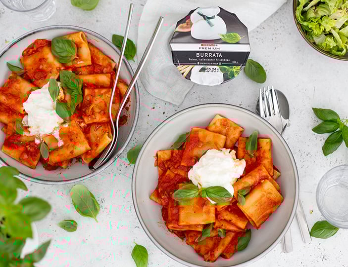 Burrata Pasta » Köstliche Rezepte entdecken INTERSPAR INTERSPAR