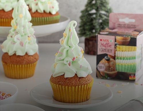 Tannenbaum-Cupcakes