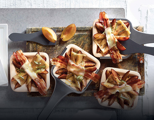 Zwetschken-Speck-Raclette