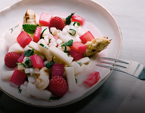 Rhabarber-Spargel-Ceviche