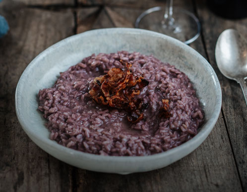 Rotwein-Risotto