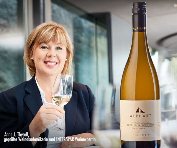 Anne J. Thysell empfiehlt Alphart Rotgipfler Rodauner 2018