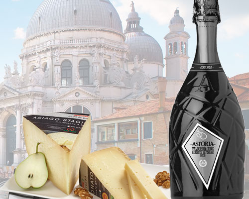 Astoria Prosecco zum Schnittkäse Asiago